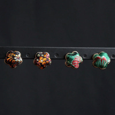 Buddha Stones Song Brocade Flower Balance Earrings - image 4