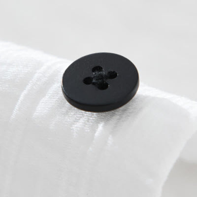 Buddha Stones Summer Casual Minimalist Button-Up Solid Men's Shirts - image 13