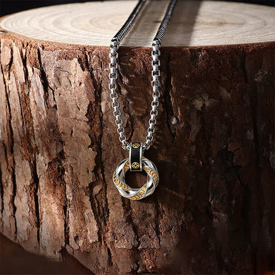 FREE Today: Protection and Wealth Copper Chinese Coin Electroplated Necklace - image 1