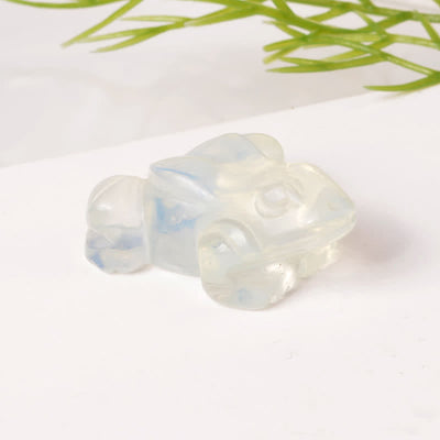 Buddha Stones Natural Green Aventurine Clear Quartz Frog Wealth Crystal & Stone Decor - image 19