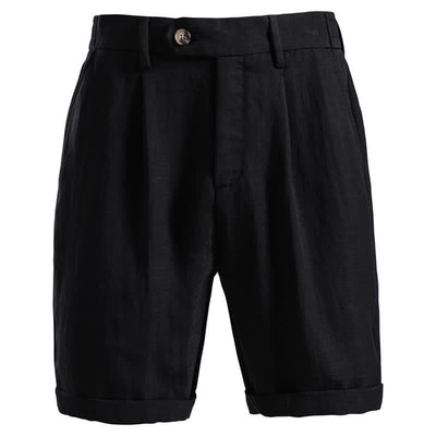 Buddha Stones Summer Casual Classic Zipper Button Solid Bermuda Shorts Men's With Pockets - Black - US/UK/AU42，EU52 (2XL) - image 13