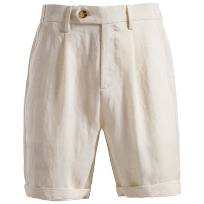 Buddha Stones Summer Casual Classic Zipper Button Solid Bermuda Shorts Men's With Pockets - Beige - US/UK/AU42，EU52 (2XL) - image 32