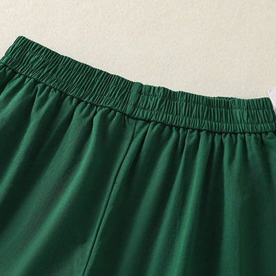 Buddha Stones Summer Casual Decorative Buttons Solid Women's Shorts With Pockets - image 7
