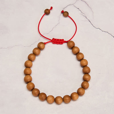 Buddha Stones Sandalwood grounding Tibetan Sandalwood Beads Wrist Mala - image 3