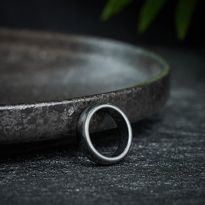 Buddha Stones Natural Hematite Support Powerful Ring - image 3
