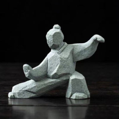 Buddha Stones Resin Yin Yang Balance Tai Chi Figure Mindful Living Decor - image 12