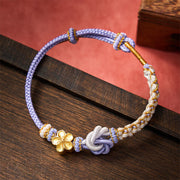 Bracelet de confiance en corde tressée Mandala Foviel