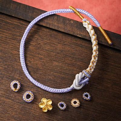 Buddha Stones Mandala Braided Rope Confidence Bracelet - image 23