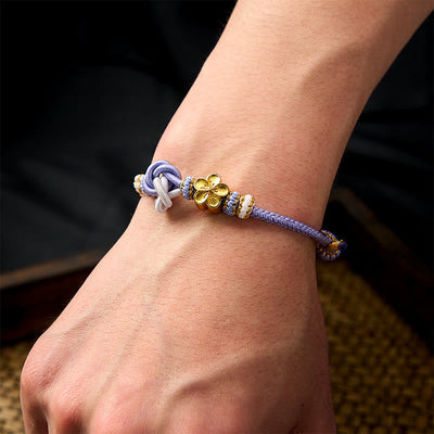 Buddha Stones Mandala Braided Rope Confidence Bracelet - image 24