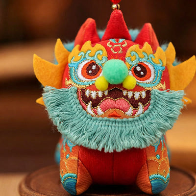Buddha Stones Polyester Pi Xiu Wealth CUTE ANIMAL DECOR - image 1