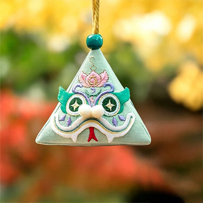 Buddha Stones Cotton Dragon Tiger Snake Triangle CUTE ANIMAL DECOR - Snake - image 1