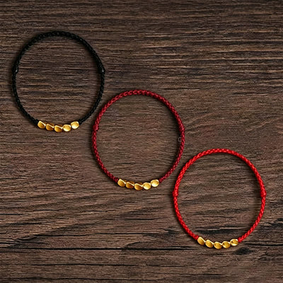 Buddha Stones Hand-Woven Red String Twisted Beads Protection Braided Adjustable Bracelet - image 14