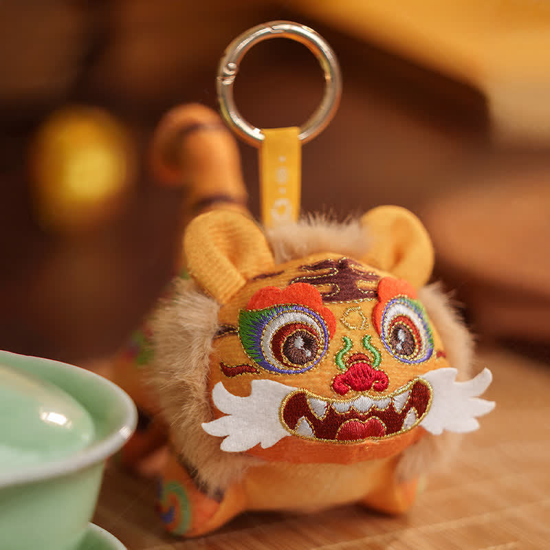 Buddha Stones Polyester Tiger Luck CUTE ANIMAL DECOR - image 3