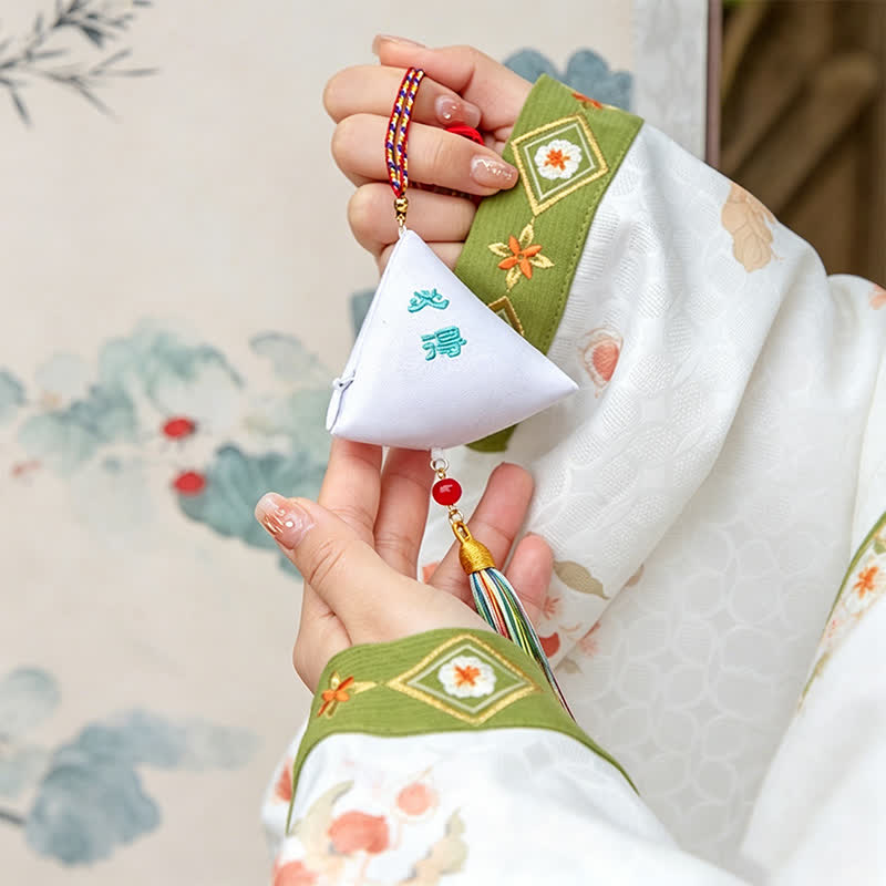 Buddha Stones Polyester Embroidery Zongzi Triangle Scorpion CUTE ANIMAL DECOR - image 18