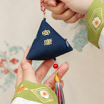 Buddha Stones Polyester Embroidery Zongzi Triangle Scorpion CUTE ANIMAL DECOR - image 16