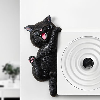 Buddha Stones Painted Resin Cat Switch Cover Cute Animal Decor - image 20