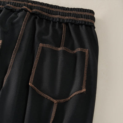 Buddha Stones Summer Casual Minimalist Drawstring Patch Pocket Solid Ankle Pants Women's Straight Leg Pants With Pocket - image 13