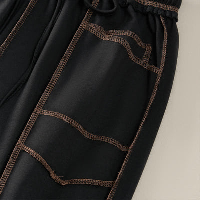 Buddha Stones Summer Casual Minimalist Drawstring Patch Pocket Solid Ankle Pants Women's Straight Leg Pants With Pocket - image 14