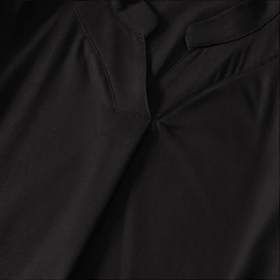 Buddha Stones Summer Minimalist Simple Solid Women's Short Sleeve Dresses With Pocket - image 14