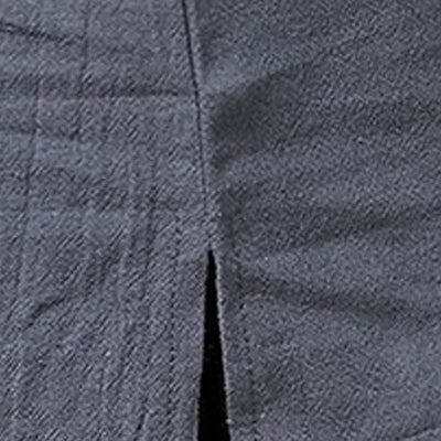 Buddha Stones Summer Tang Style Frog Button Embroidery Gourd Solid Men's Short Sleeve Shirts - image 22
