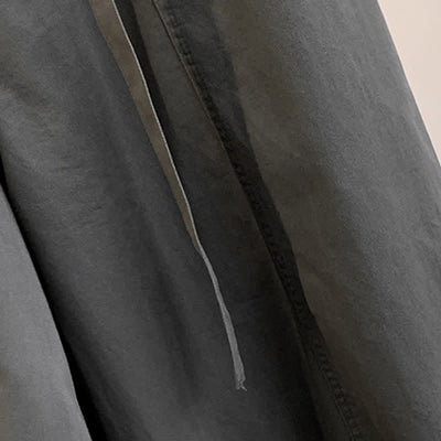 Buddha Stones Spring Casual Minimalist Drawstring Solid Long Pants Women's Harem Pants With Pockets - image 25