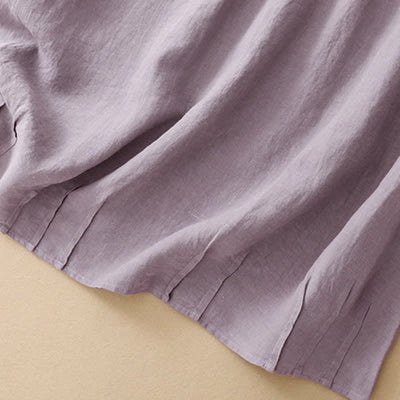 Buddha Stones Summer Casual Minimalist Drawstring Elastic Waist Solid Women's Skirts With Pockets - image 6