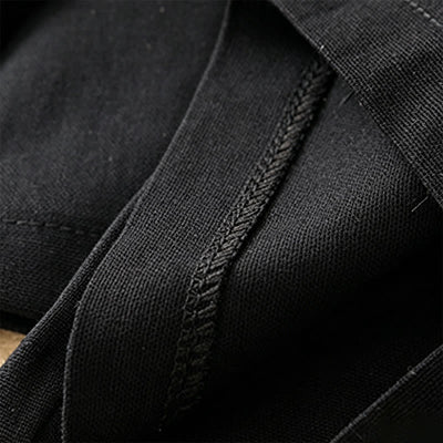 Buddha Stones Summer Casual Minimalist Solid Ankle Pants One Frog Button Women's Straight Leg Pants With Pockets - image 9