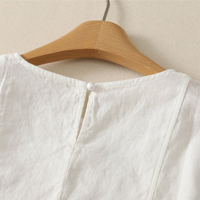 Buddha Stones Summer Casual Elegant Solid Tank Top Women's Sleeveless T-Shirts - image 16