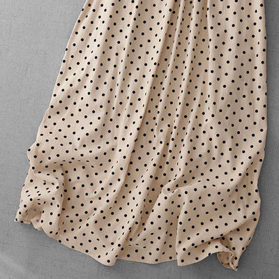 Buddha Stones Summer Vintage Polka Dot Women's Summer Sleeveless Dress - image 3