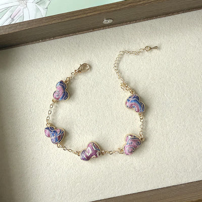 Buddha Stones Song Brocade Copper Gourd Blessing Gold Tone Bracelet - image 5