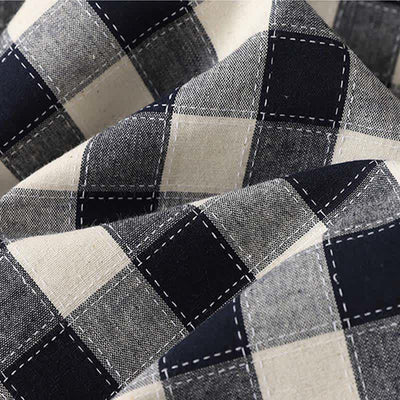 Buddha Stones Summer Casual Classic Plaid Cropped Pants Women's Harem Pants With Pocket - image 12