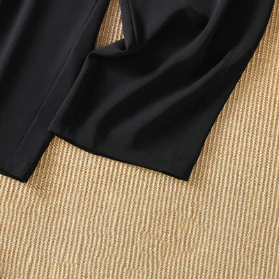 Buddha Stones Summer Casual Minimalist Solid Cropped Pants Women's Harem Pants With Pocket - image 12