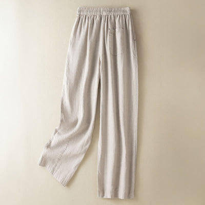 Buddha Stones Summer Casual Minimalist Drawstring Solid Ankle Pants Women's Harem Pants With Pocket - image 1