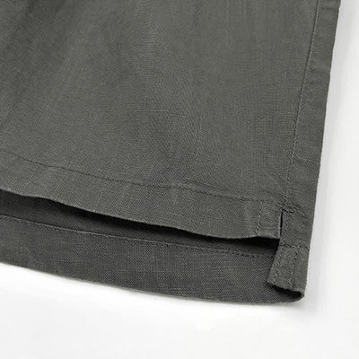 Buddha Stones Summer Casual Minimalist Drawstring Solid Men's Shorts With Pockets - image 7