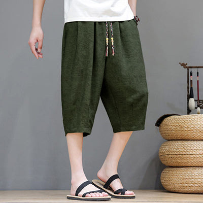 Buddha Stones Summer Casual Boho Drawstring Abstract Men's Shorts With Pocket - image 37