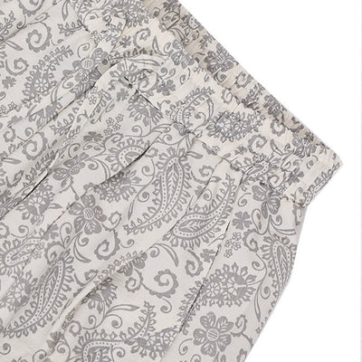 Buddha Stones Summer Boho Casual Drawstring Paisley Capri Pants Men's Harem Pants With Pocket - image 29