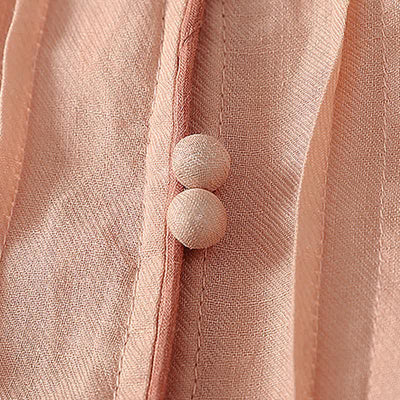 Buddha Stones Spring Summer Casual Elegant Embroidery Floral Leaves Button-Up Women's Long Sleeve Shirts - image 5