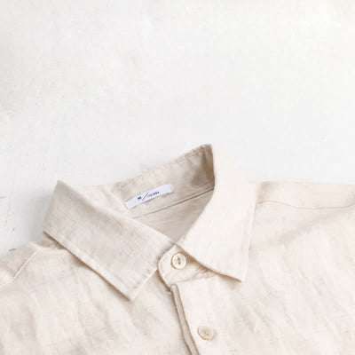Buddha Stones Summer Casual Minimalist Patch Pocket Solid Men's Short Sleeve Shirts - image 14