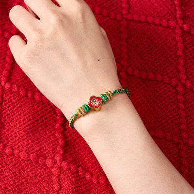 Buddha Stones Hand-Woven Koi Fish Fu Character Success Rope Bracelet - image 11