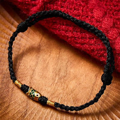 Buddha Stones Hand-Woven Koi Fish Success Rope Bracelet - image 10