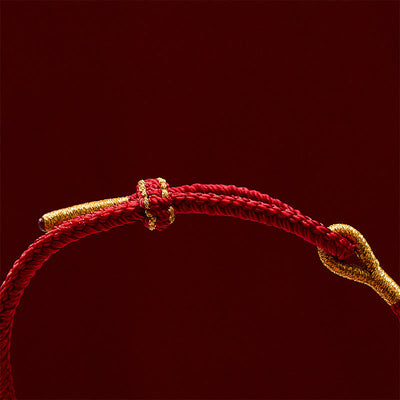 Buddha Stones Hand-Woven Red String Sunflower Luck Bracelet - image 10
