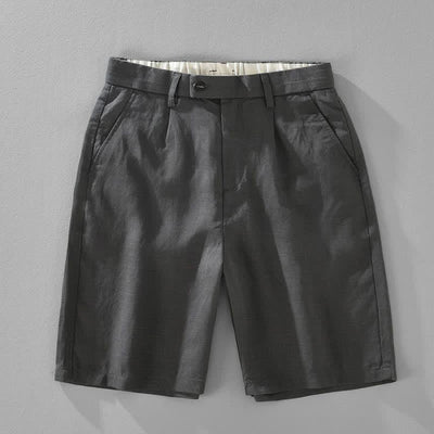 Buddha Stones Summer Casual Minimalist Button-Up Zipper Solid Men's Shorts With Pockets - DarkSlateGray - US/UK/AU46，EU56 (5XL) - image 14