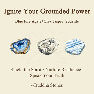 Buddha Stones 3pcs "Ignite Your Grounded Power" Fire Agate Truth Bracelet Includes Gift Message Card - image 5