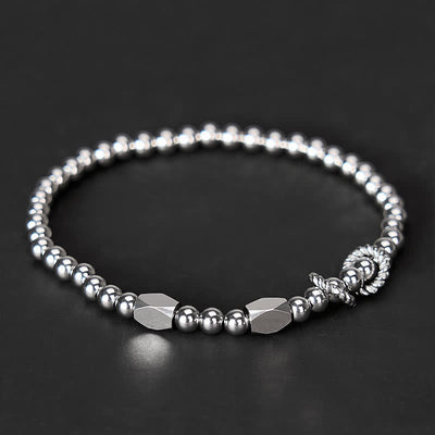 Buddha Stones Wealth Self Care Copper Brass Beads Design Couple Bracelet - image 13