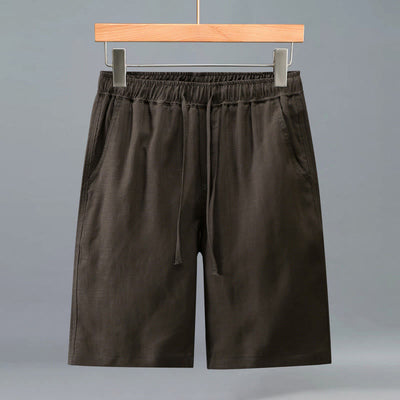 Buddha Stones Summer Casual Minimalist Drawstring Solid Men's Shorts With Pocket - SaddleBrown - US/UK/AU42，EU52 (3XL) - image 10