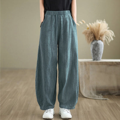 Buddha Stones Casual Plain Women's Harem Pants With Pockets - image 17
