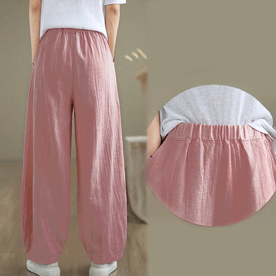 Buddha Stones Casual Plain Women's Harem Pants With Pockets - image 22