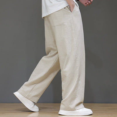 Buddha Stones Summer Men's Straight Leg Pants With Pockets - image 14
