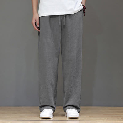 Buddha Stones Summer Men's Straight Leg Pants With Pockets - image 24