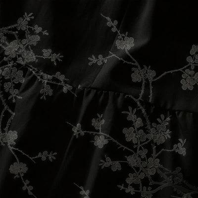 Buddha Stones Summer Casual Vintage Floral Branches Pattern Women's Summer Sleeveless Midi Dress With Pockets - image 1